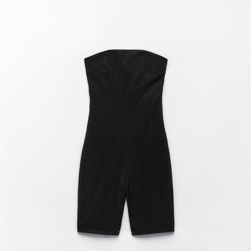 ZARA SHORT SPARKLY JUMPSUIT - Picture 9 of 11